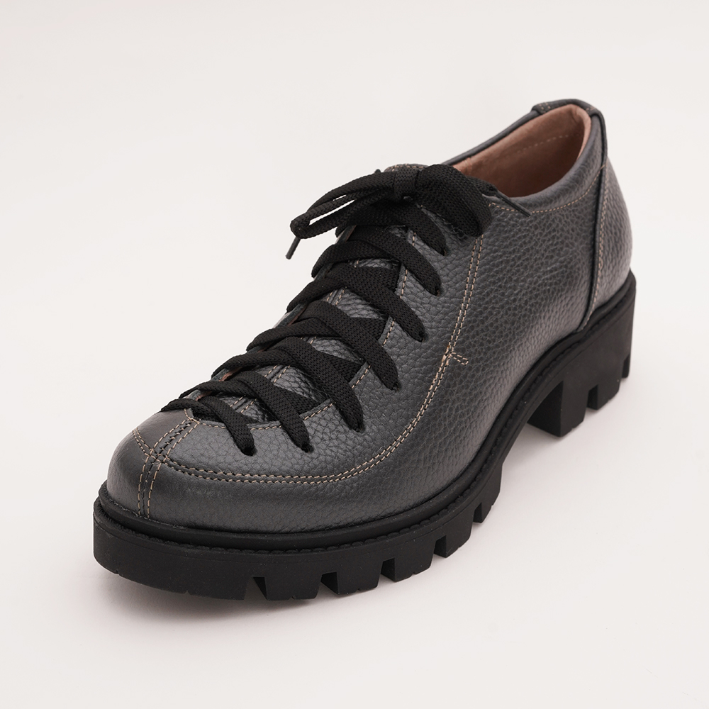 Negotiate Great rough Pantofi Gri Antracit cu Siret Vagam 1019 - Vagam Shoes